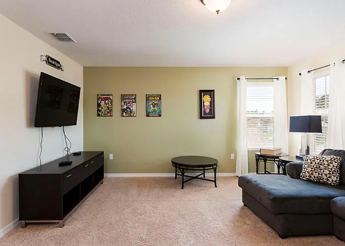 5Br 5 Bath Pvt Home Pool Bbq 11Min Disney 2744Ft